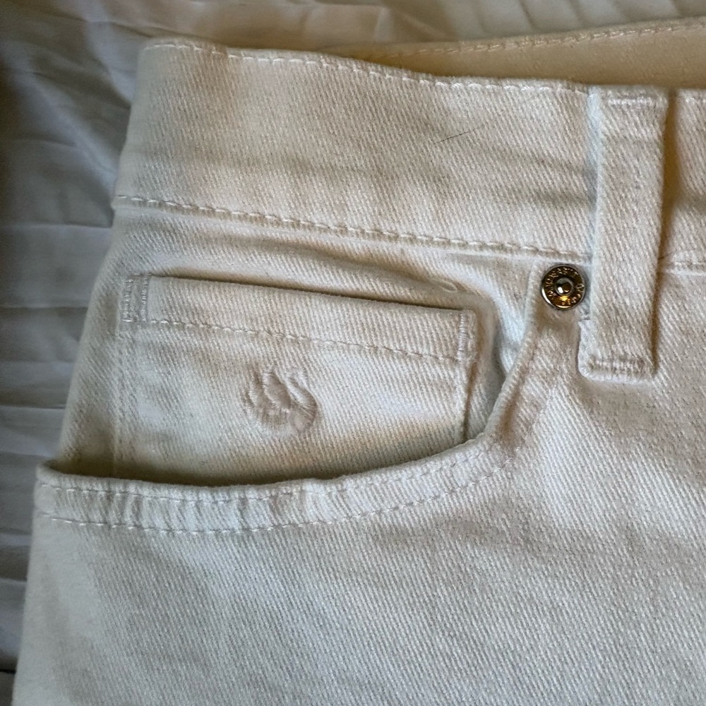 Gloria Vanderbilt White Jeans with Purple Label - Picture 3 of 6